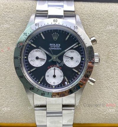 Swiss Replica Rolex Paul Newman Daytona A7750 Stainless Steel Watch Vintage Rolex Wrist